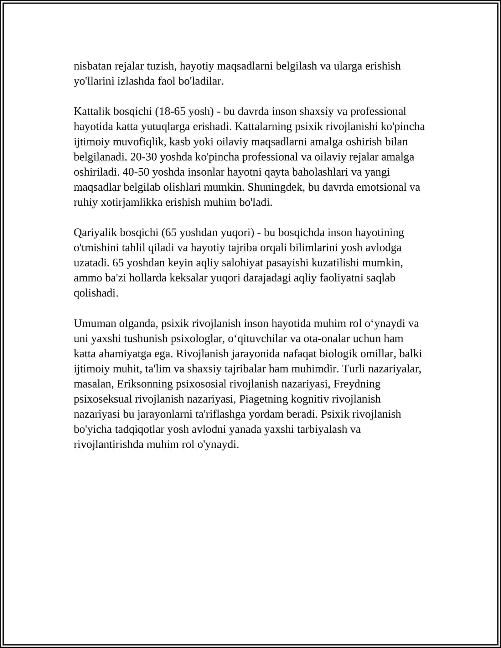 PSIXIK RIVOJLANISHNING ASOSIY QONUNIYATLARI 4