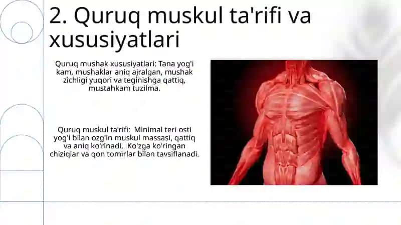 Kurak mushaklari. Diafragma 4