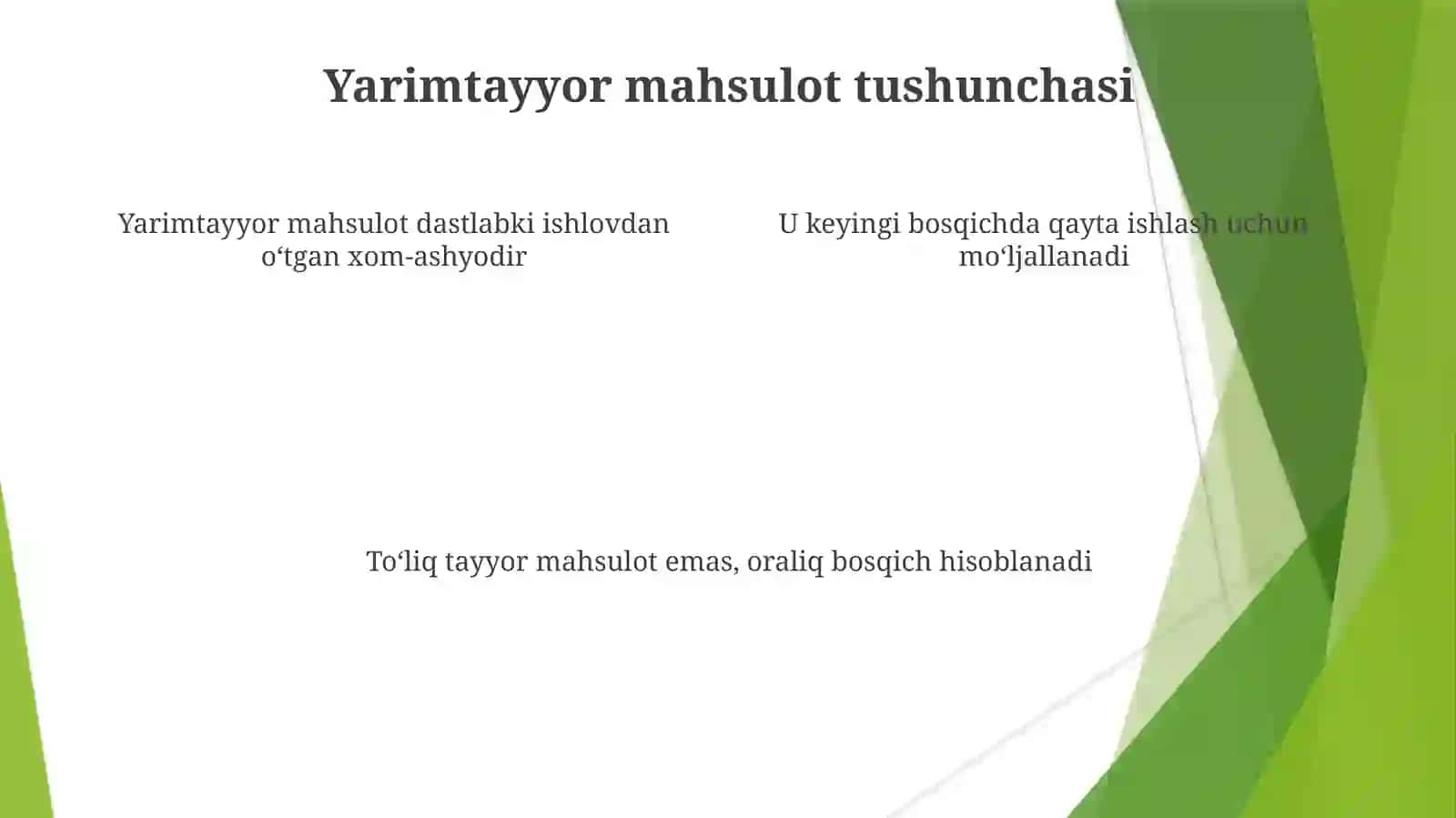 Yarimtayyor mahsulotlar 4