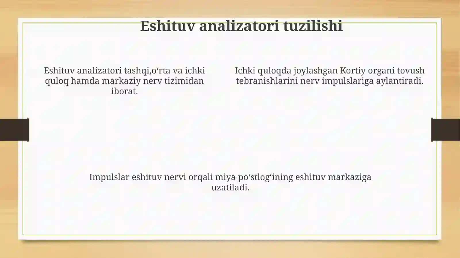 Eshituv va vestibulyar analizatorlar va ichki a'zolarning oʻzaro bogʻliqligi 4