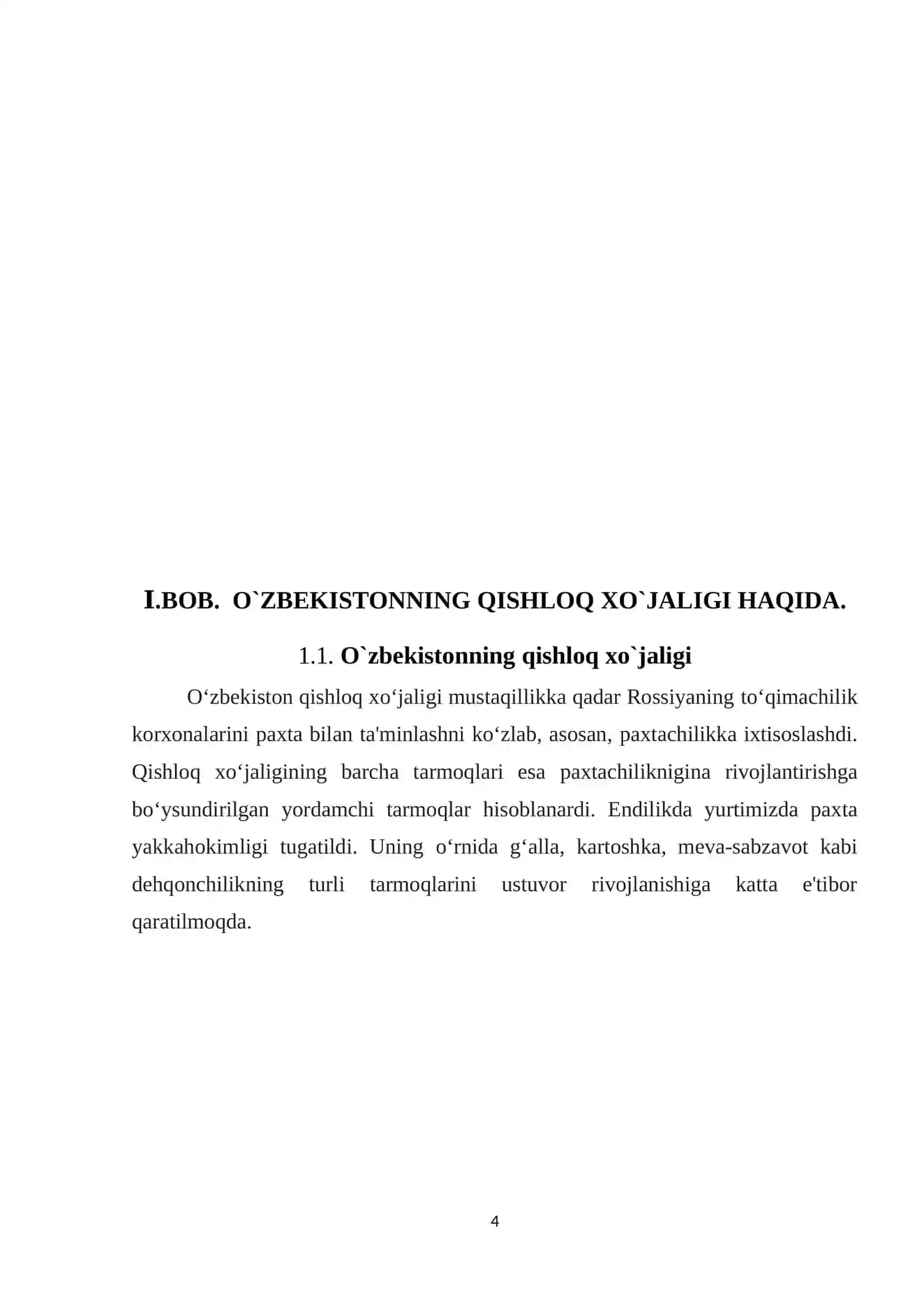Toshkent iqtisodiy rayoni qishloq xo`jaligi 4