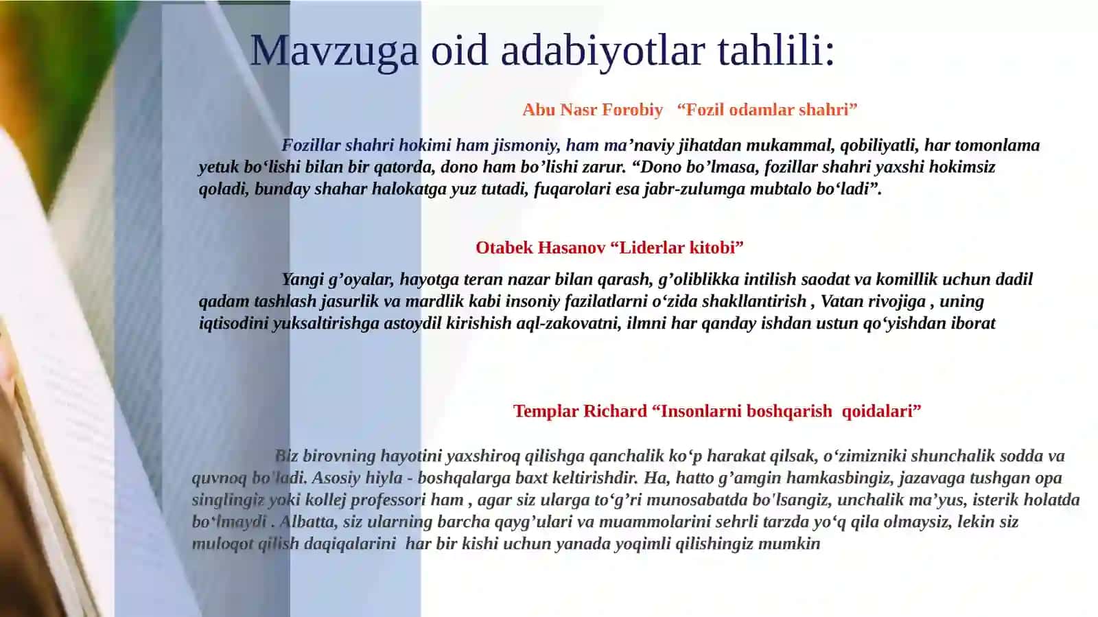Pedagogik jamoada sogʻlom muhitni shakllantirishda maktab direktorining oʻrni 4