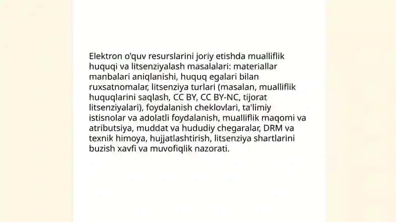 Ma'naviy ma'rifiy ishlarni huquqiy tashkil etishda innovatsion texnalogiyalarni qo'llash 4