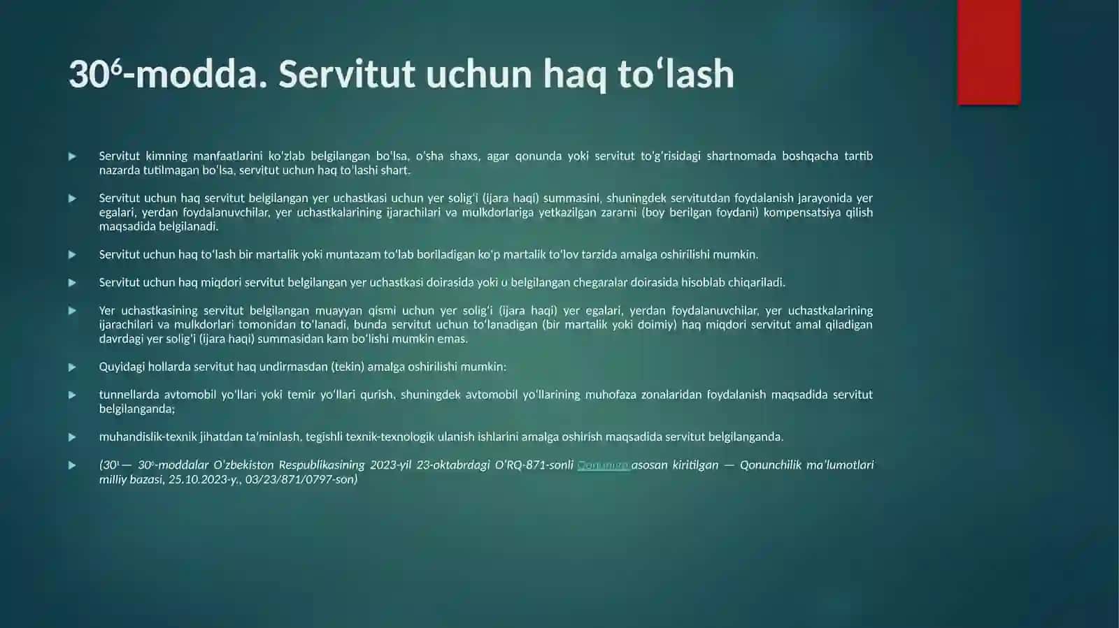 O‘ZBEKISTON RESPUBLIKASINING YER KODEKSI 4
