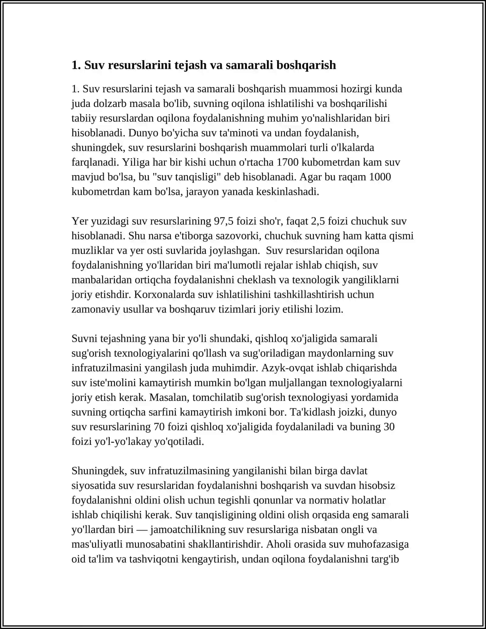 TABIIY RESURSLARDAN OQILONA FOYDALANISH YOLLARI 4