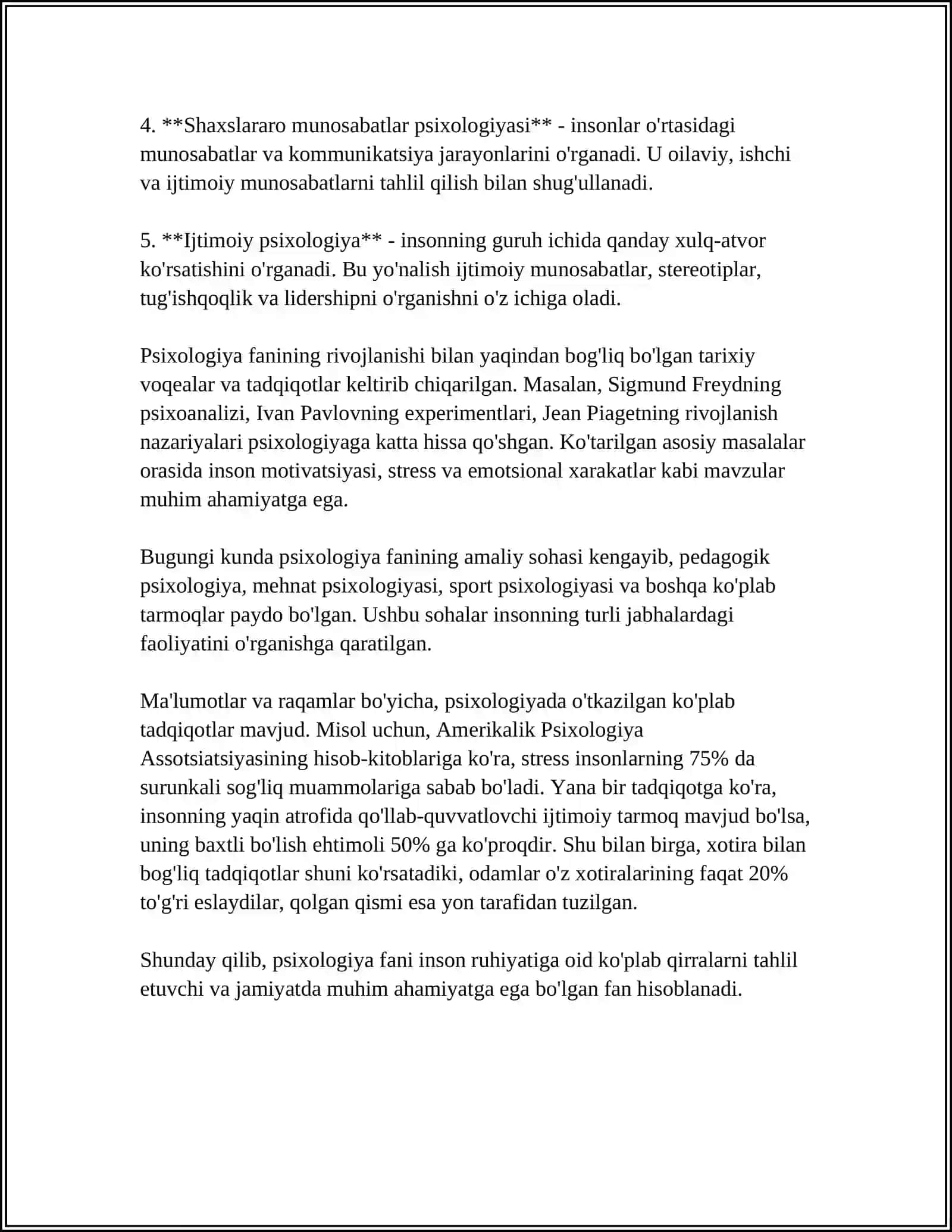 PSIXALOGIYA FANINING PREDMETI VA RIVOJLANISH TARIXI 4
