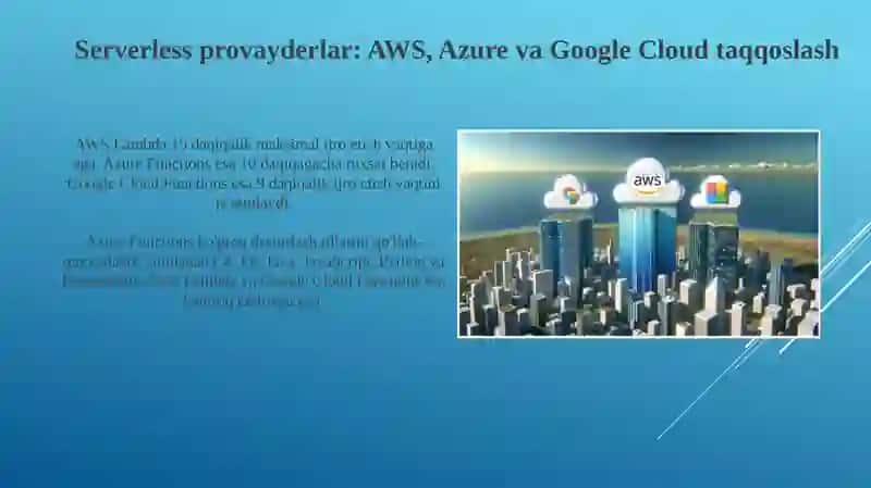 Serverless arxitektura tahlili 4