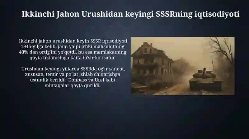 Ikkinchi jahon urushidan keyin SSSR 4