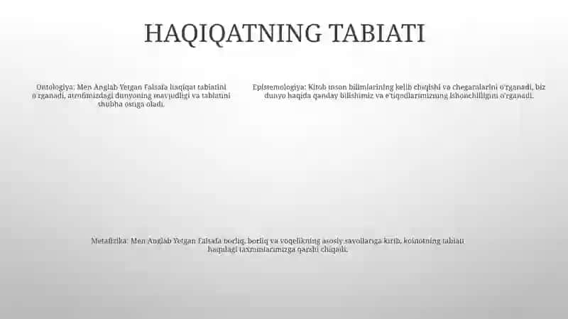 Men Anglab Yetgan Falsafa 4