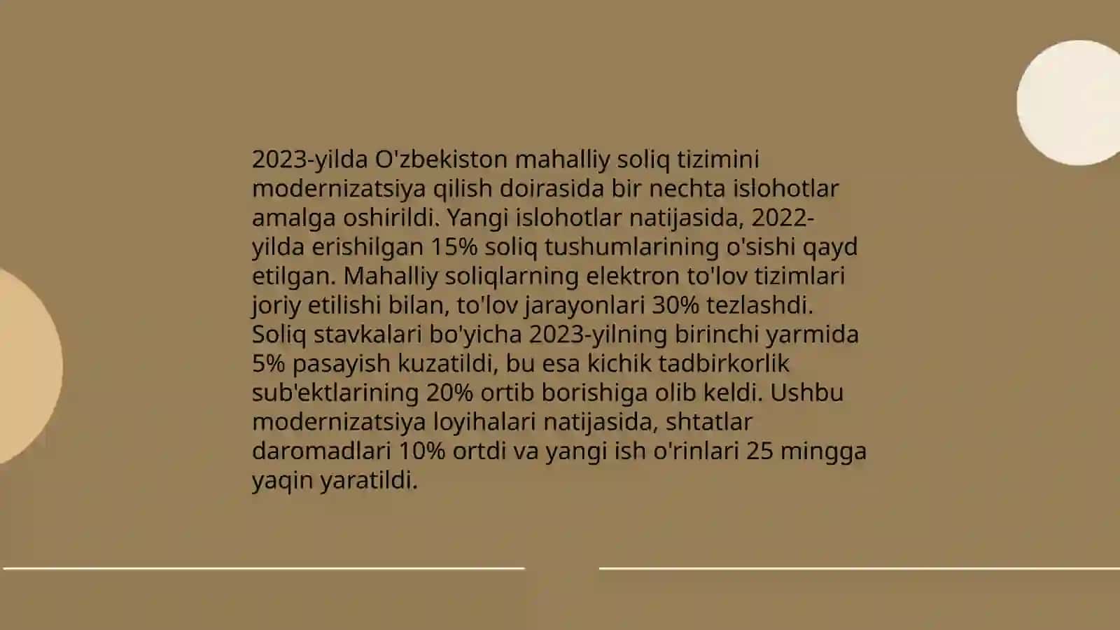 Mahalliy soliq tushumlarini bazasini oshirish tog‘risida takliflar ishlab chiqish 4