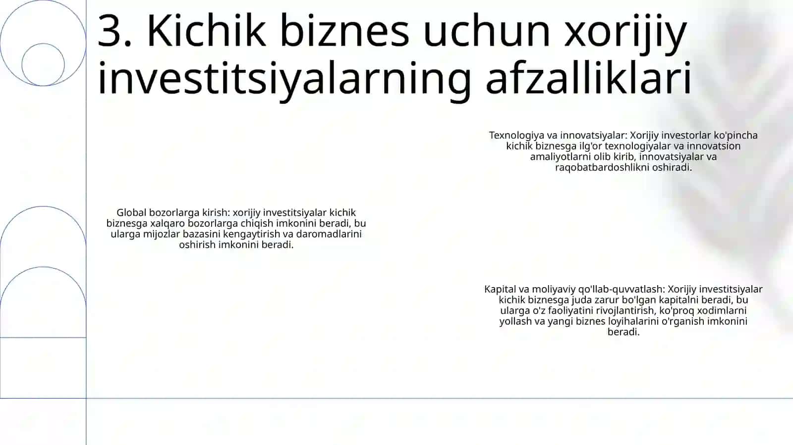 Kichik Biznes Va Tadbirkorlikni Rivojlantirish Yo‘Nalishlari 4