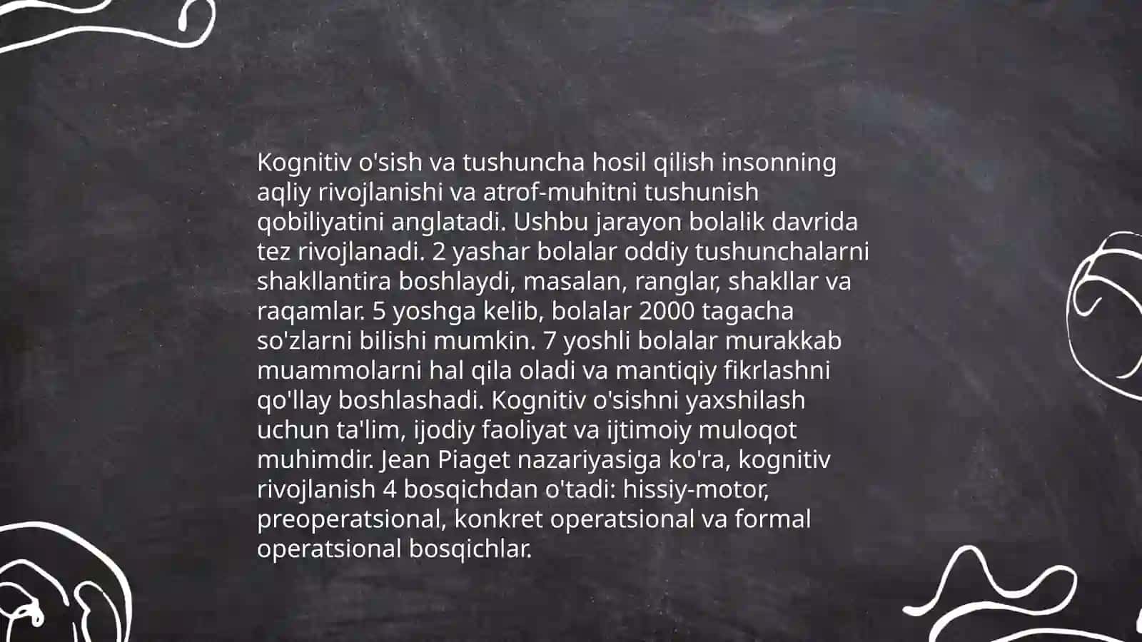Kichik maktab yosh davrida psixik rivojlanish xususiyatlar 4