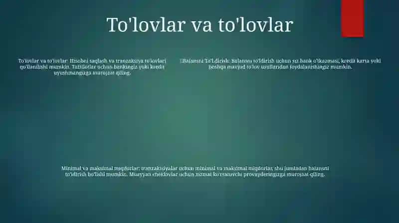 To'ldirish usullari 4