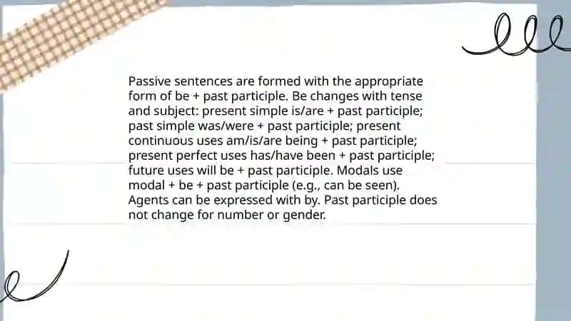 Passive Voice 4