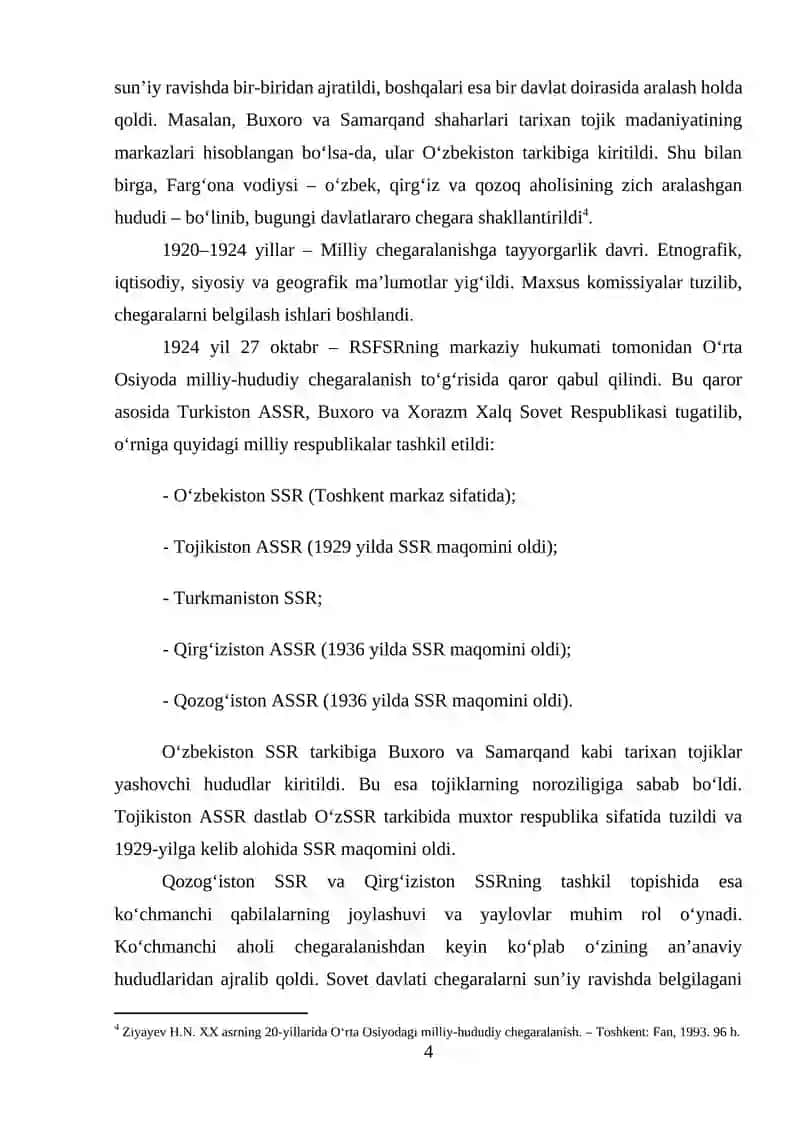 O‘rta Osiyoda milliy hududiy chegaralanish 4