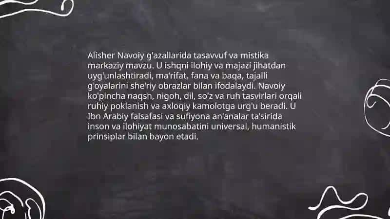 Alisher Navoiy g'azallari 4