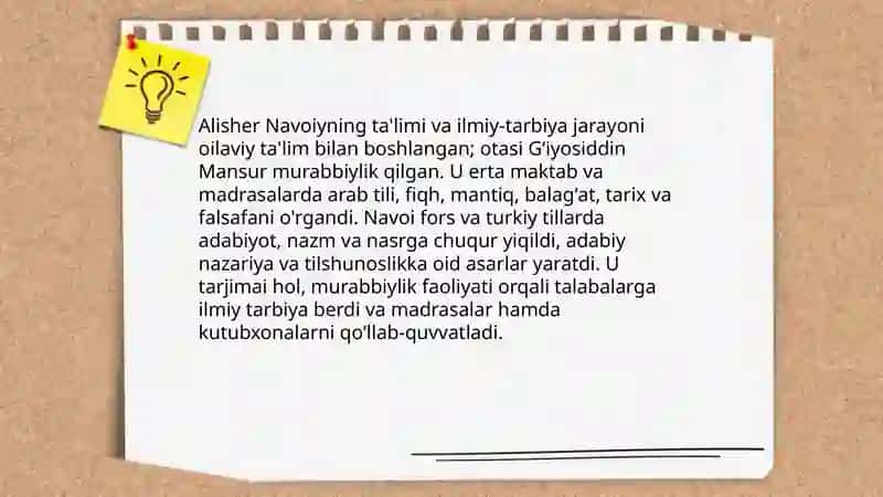Alisher Navoiyning hayoti va ijdodi 4