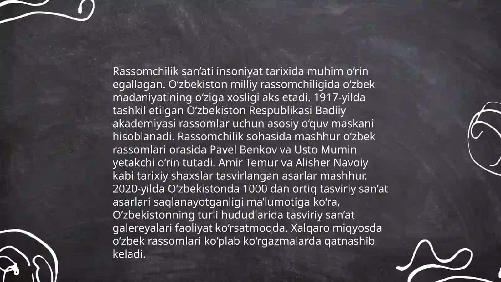 Bolalar faoliyati yo'nalishlari. Faoliyatlarini haftaga teng taqsimlashlari 4