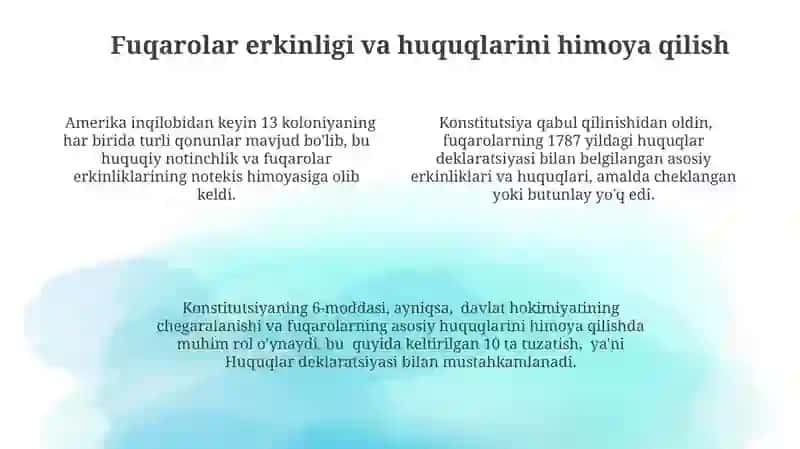 Konstitutsiyaning yaratilishiga bo‘lgan zarurat 4
