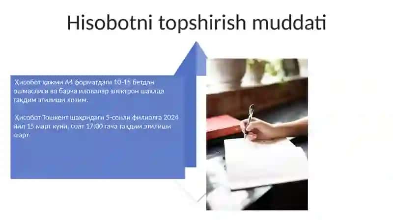 Referat yozishda eʼtibor berish lozim boʻlgan talablar 4