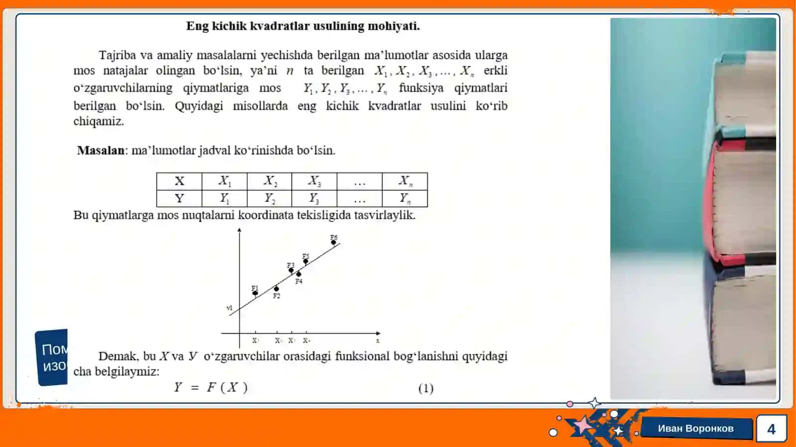 Diskret eng kichik kvadratlar usuli 4
