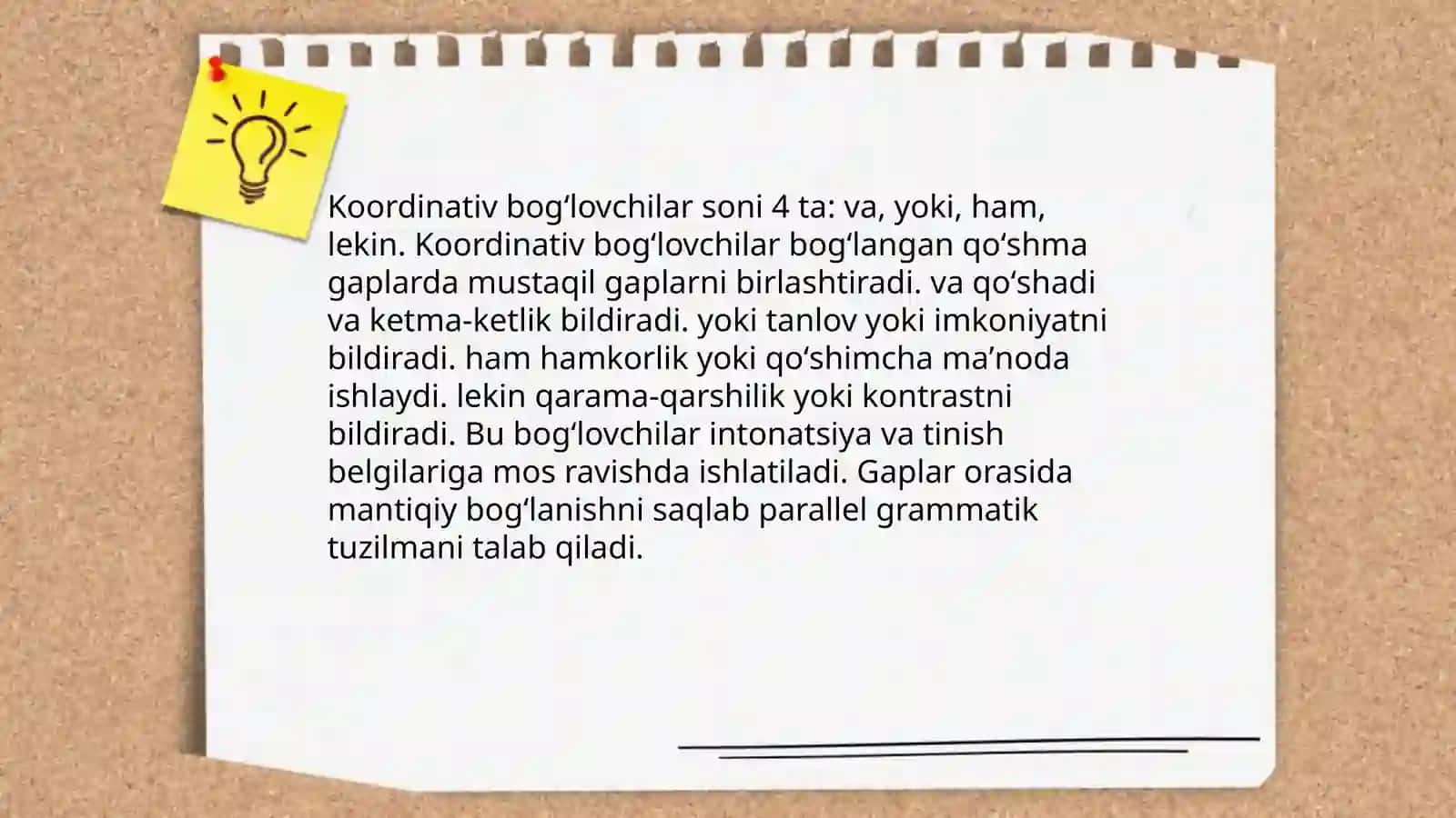 Bogʻlangan qoʻshma gaplar 4