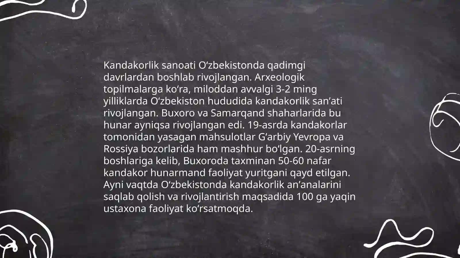 Kandakorlik sanoati kandakorlar tomonidan tayyorlangan milliy idishlar 4