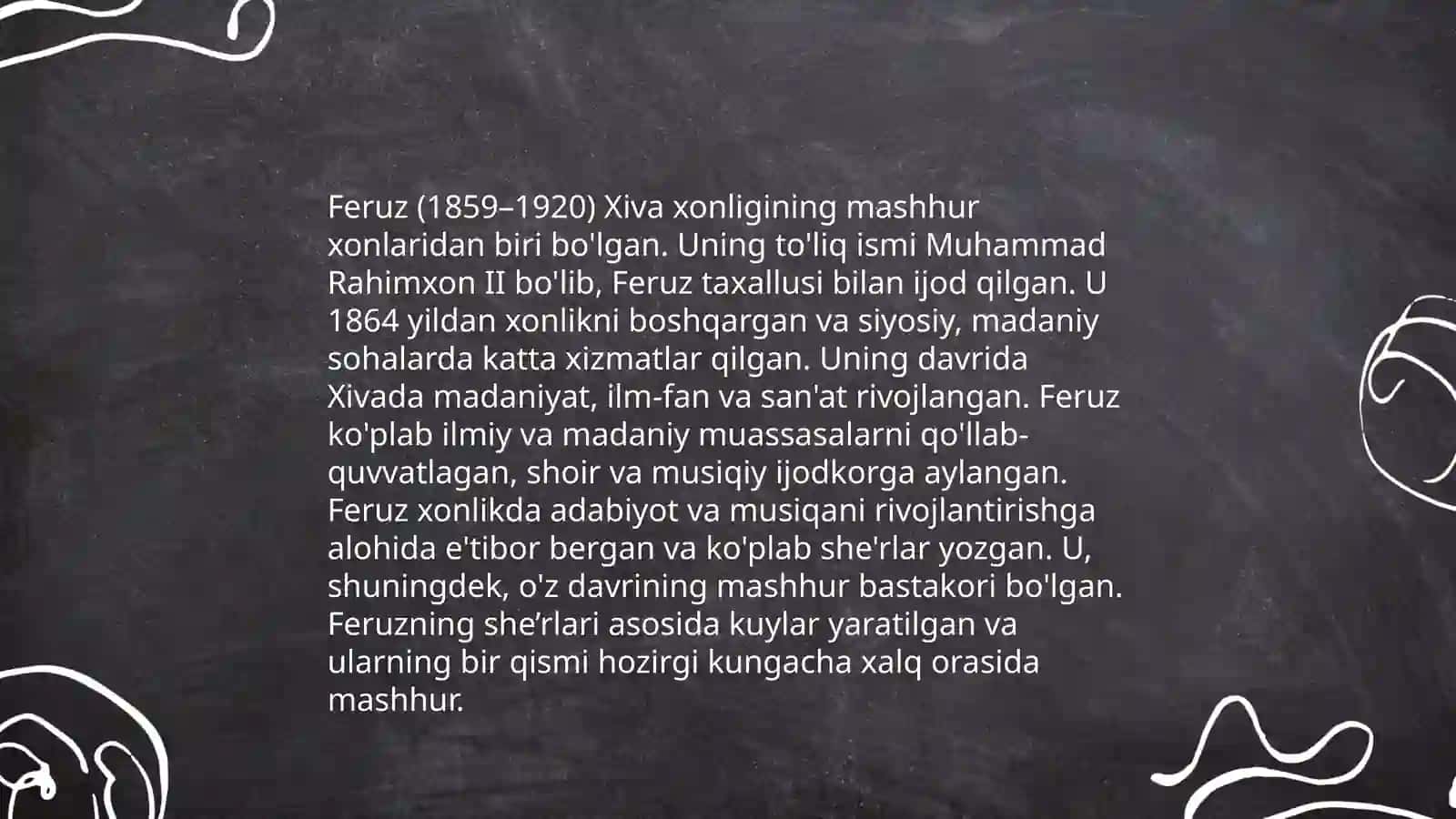 Xiva adabiy muhitida Feruz va Komil Xorazmiy ijodi 4