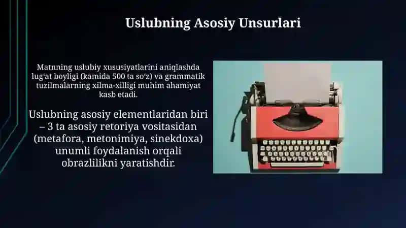 Matn va Uslub Madaniyati 4