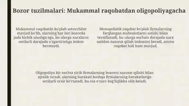 Raqobat va manopoliya 4