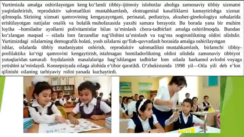 MAKTAB, OILA VA JAMIATCHILIK HAMKORLIGI KONSEPSIYASINING AMALDAGI HOLATI 4