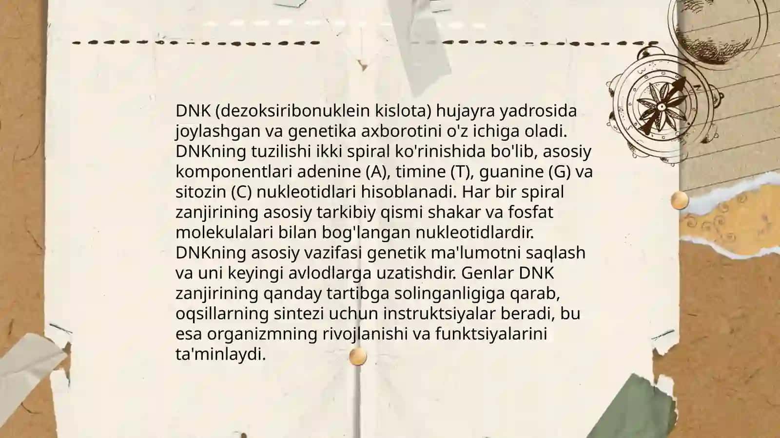 Irsiyatning molekular asoslari 4