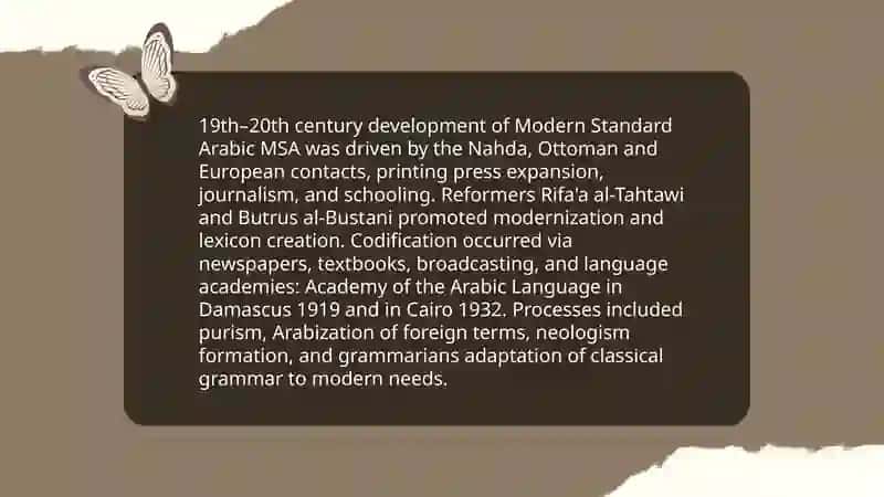 Modern arabic linguistics in 19 20 centuries 4
