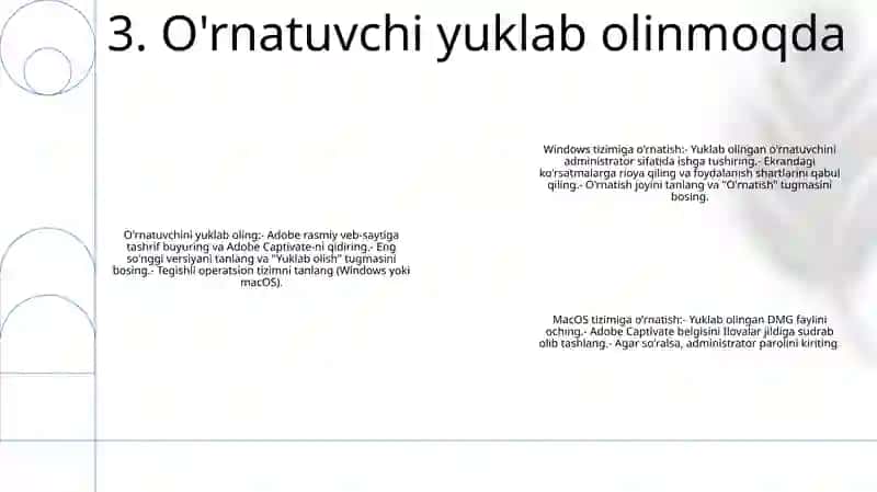 Adobe Captivate Dasturini Kompyuterga O’Rnatish 4