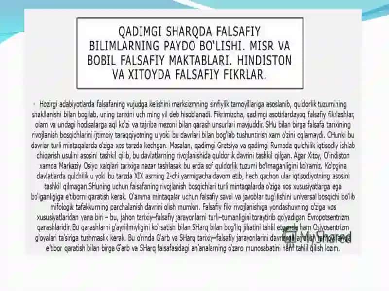 Sharq falsafasining mohiyati va ijtimoiy taraqqiyotdagi roli 4