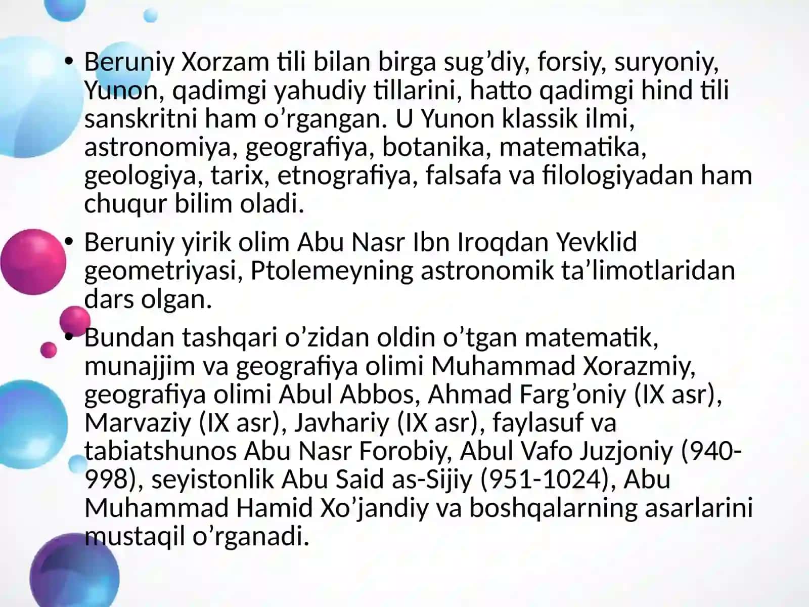 Sharq Uyg’onish davrida pedagogik fikrlarning rivojlanishi. Sharq Uyg’onish davrida ta’limiy-ahloqiy fikrlar rivoji 4