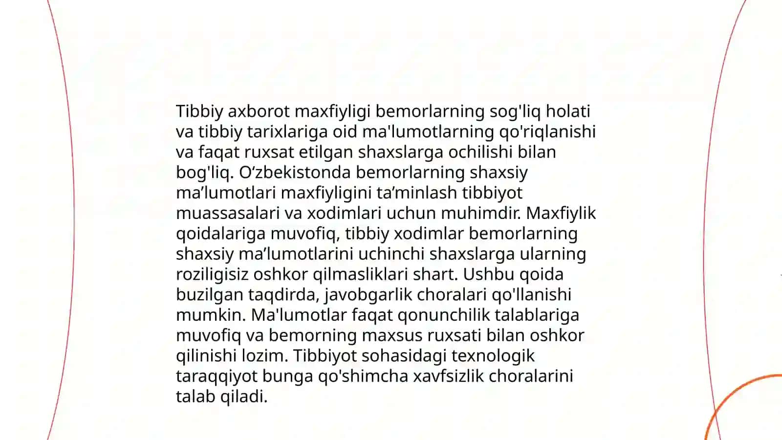 Shifokor siri muammosining etik-huquqiy jihatlari 4