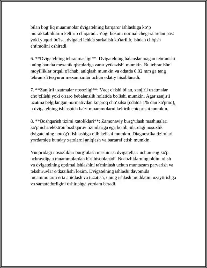 BURGʻULASH MASHINALARIDAGI NASOZLIK TURLARINI OʻRGANISH 4