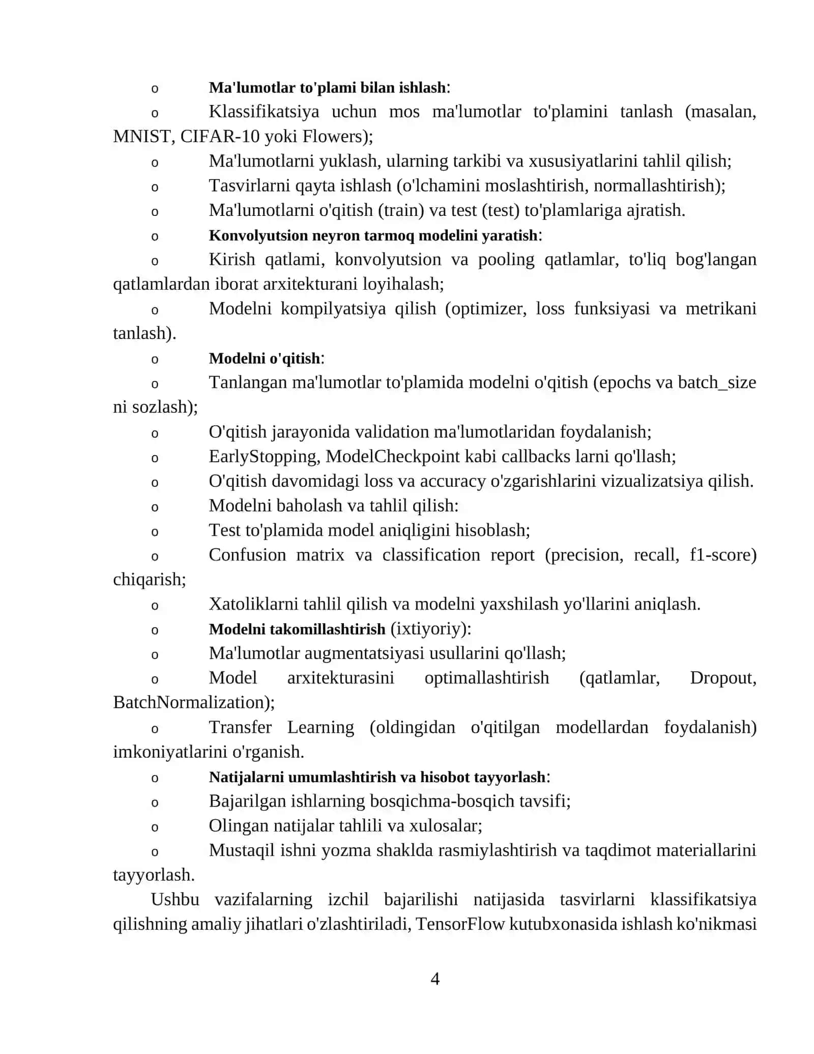 TensorFlow yordamida tasvirlarni klassifikatsiya qilish 4