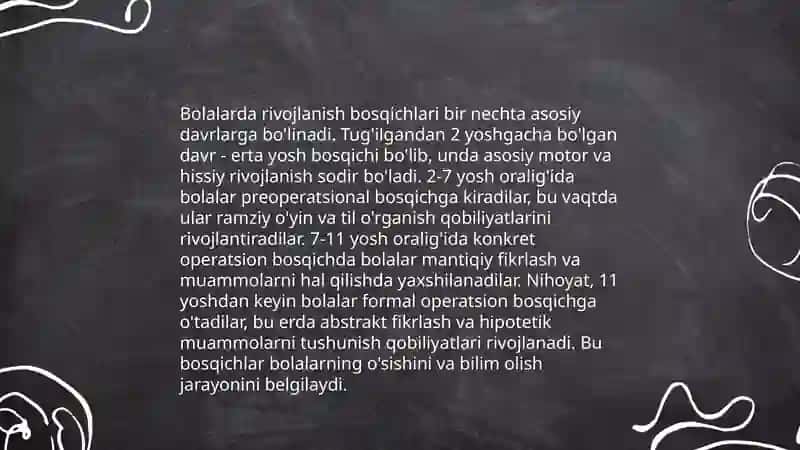 Ilk bolalaik davrida psixologik xususiyatlar 4
