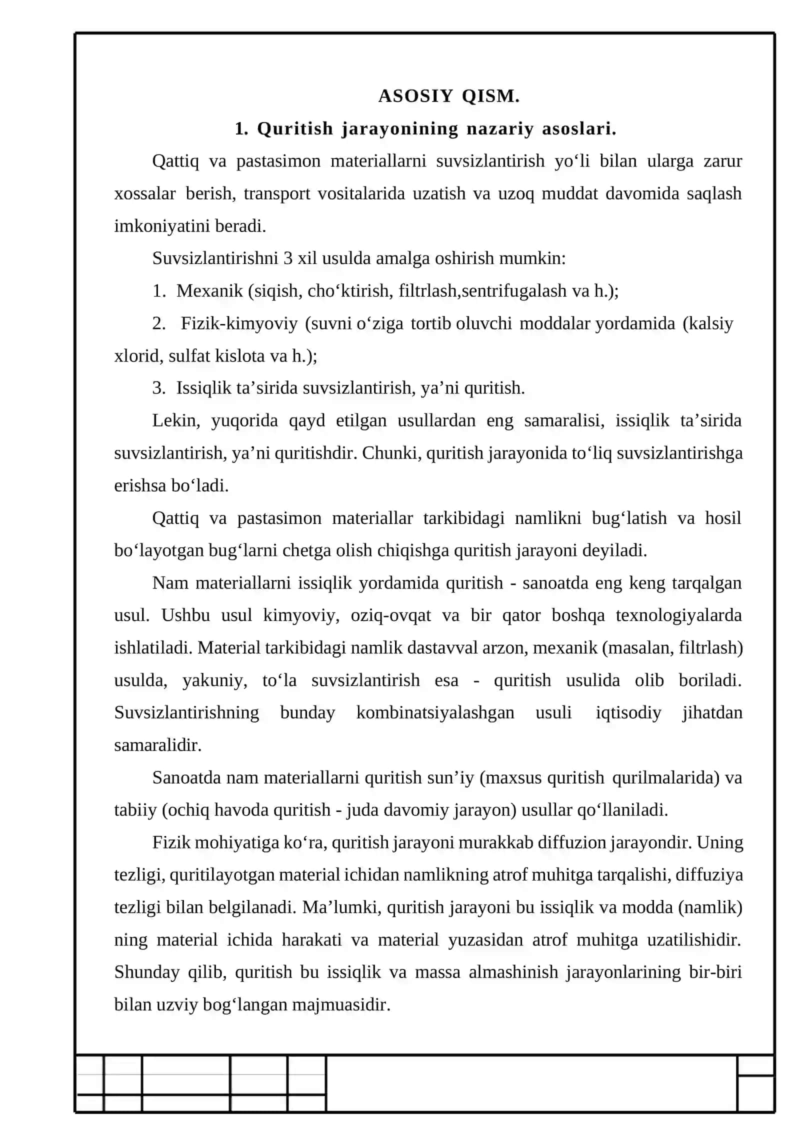 Barabanli quritgichning tuzilishi va ishlash prinsipi 4