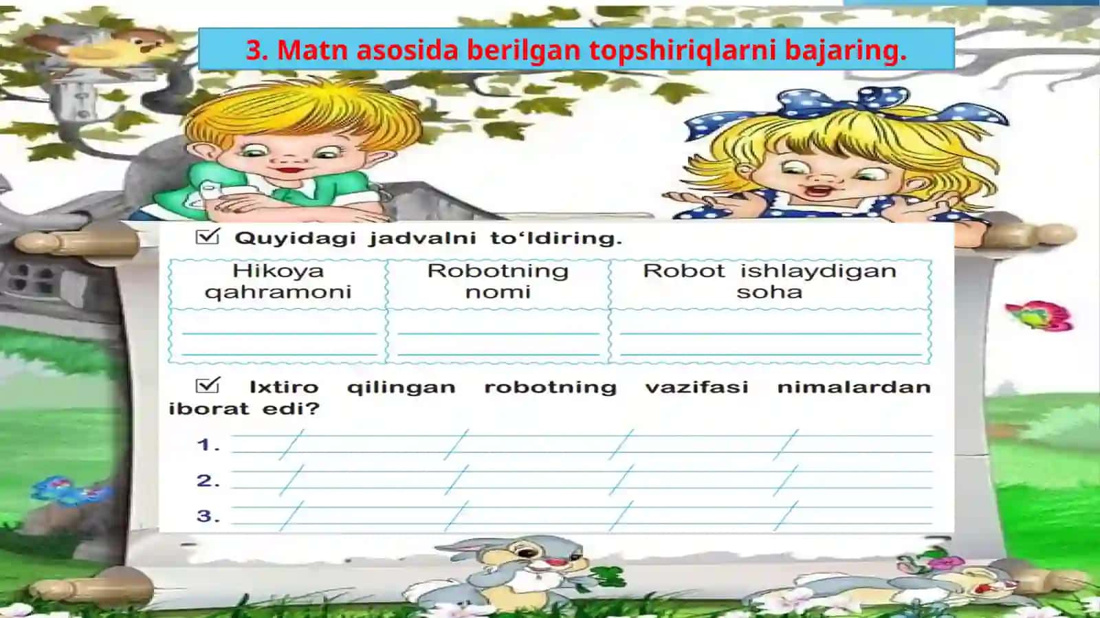 Jadval 4