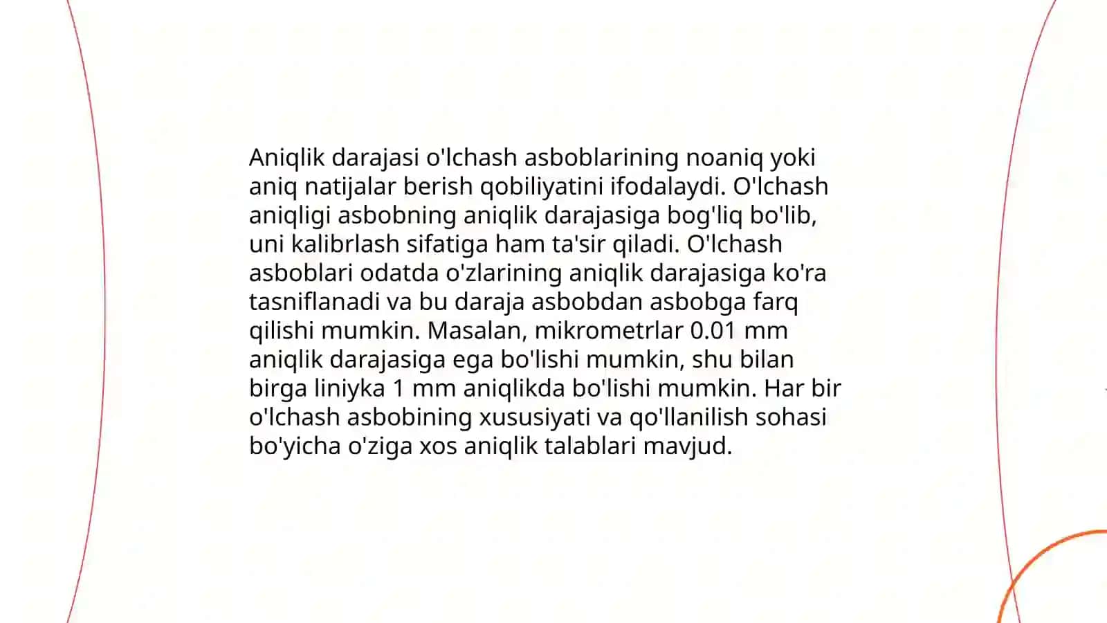 O'lchashlar noaniqligini baholash 4