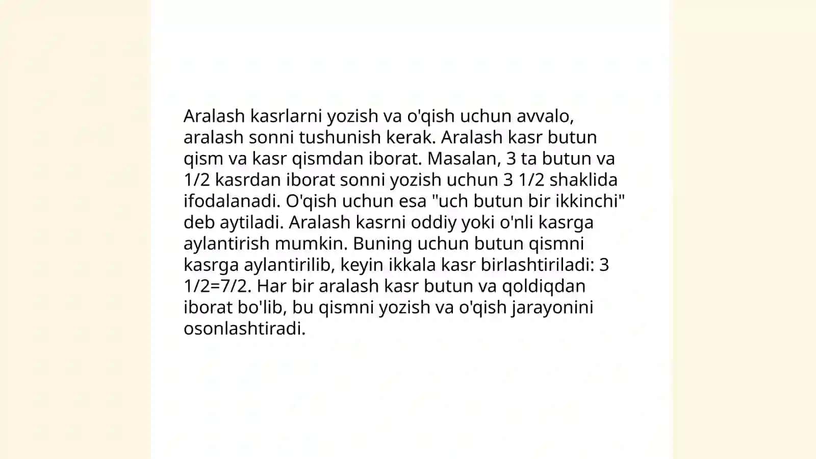 Aralash kasrlarni natural sonlarga ko'paytirish Ergasheva Fazilat 4