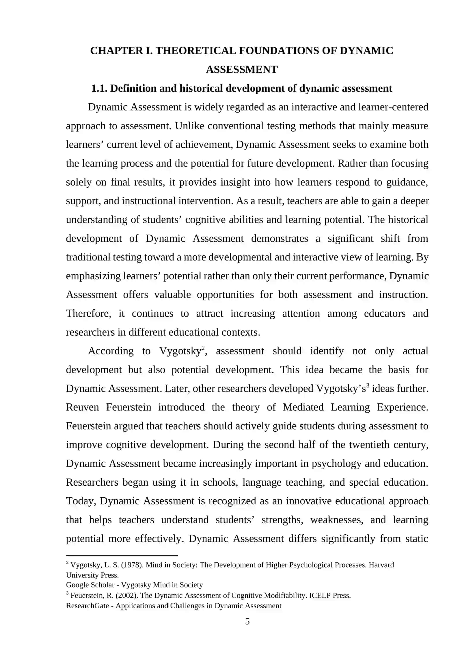 Teacher perceptions of the benefits and challenges of dynamic assessment 4