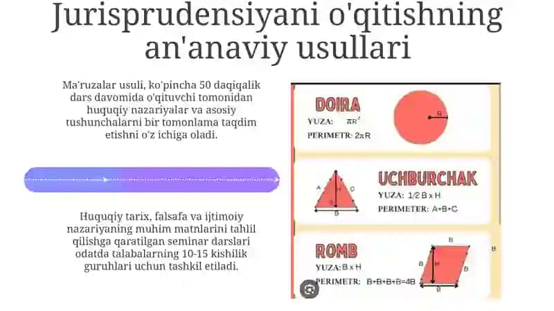Huquqshunoslikni o'qitishmetodikasi 4
