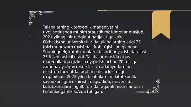 Taʼlim sifatini oshirishda kutubxonaning oʻrni 4