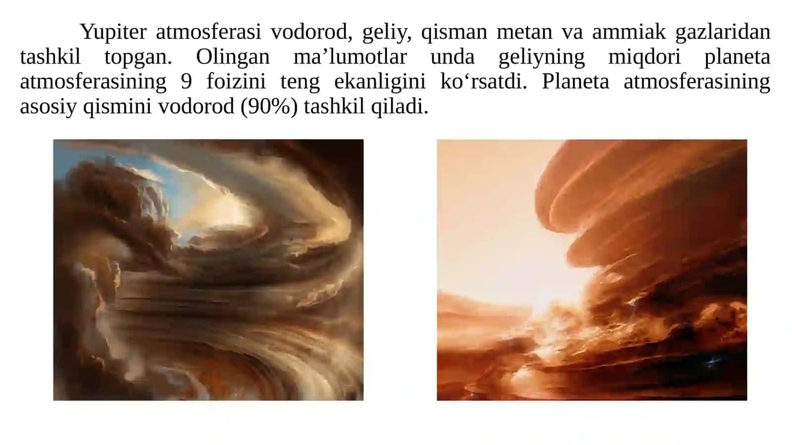 11-sinf Astronomiya Gigant planetalar, ularning yo'ldoshlari va halqalari dars ishlanma 4
