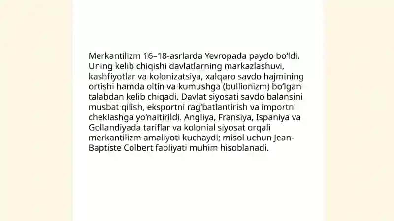 Merkantilizm 4