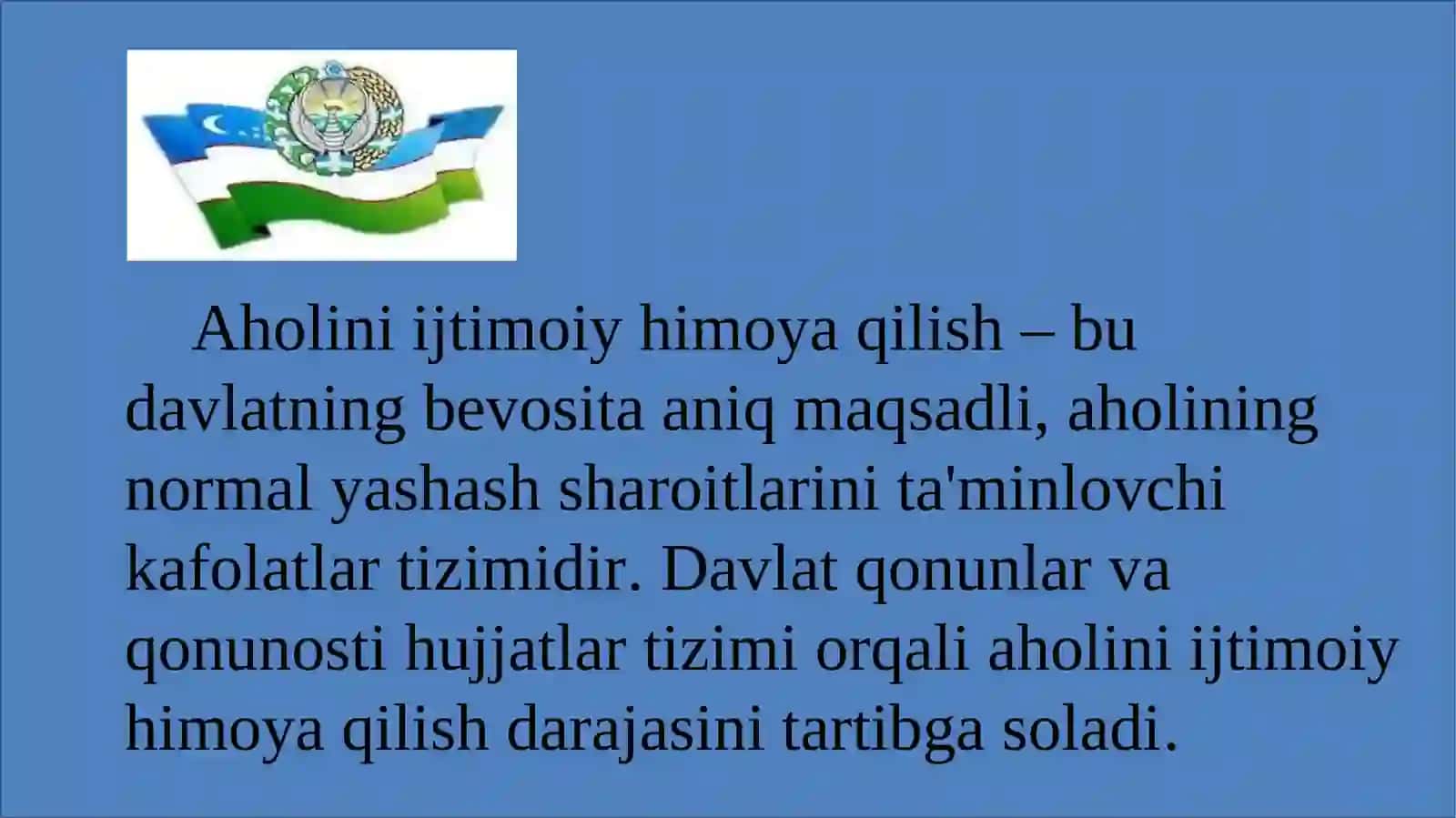 Kuchli ijtimoiy siyosat konsepsiyasi 4